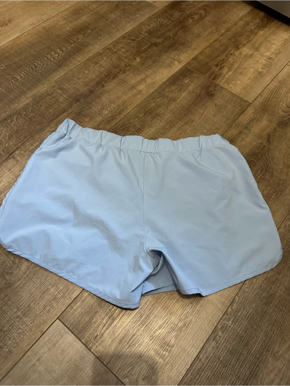 TomboyX Pale Blue Athletic Elastic-Waist Shorts